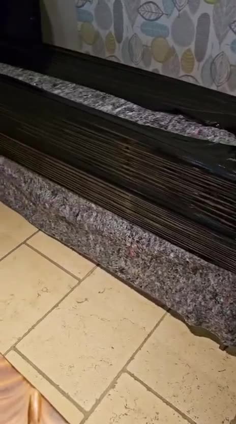 A wrapped unit protected on every face before loading